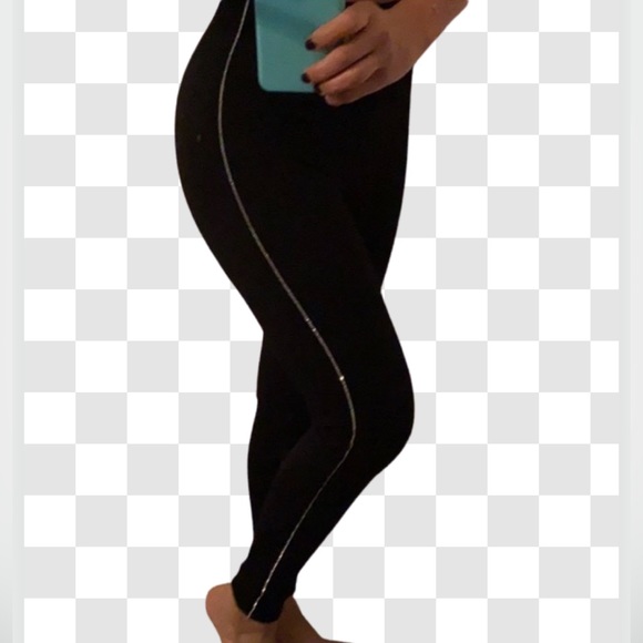 Zara leggings amb llista lateral Estrás Andorra in black. - Picture 4 of 8